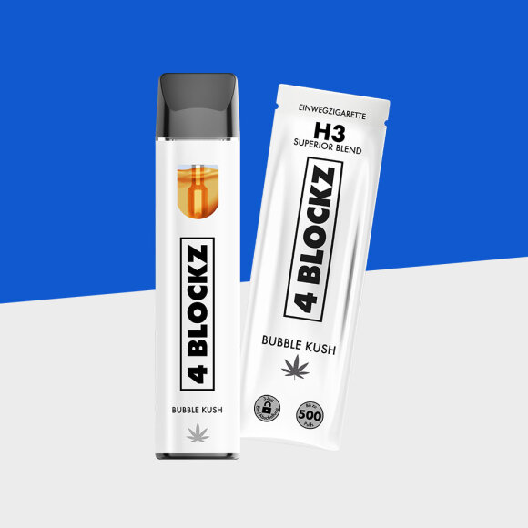 4BLOCKZ &ndash; Bubble Kush - H3 - Einweg Vape