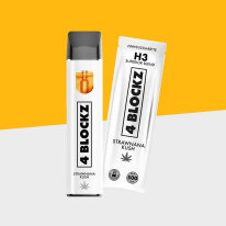 4BLOCKZ - Strawnana Kush &ndash; H3 - Einweg Vape