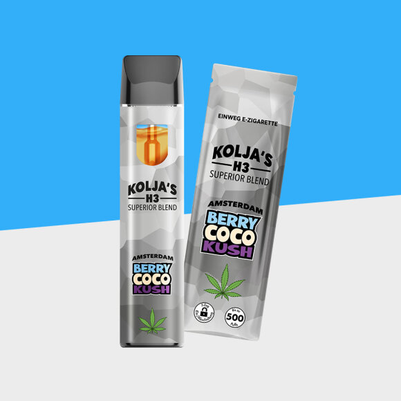 Koljas - Berry Coco Kush - H3 - Einweg Vape
