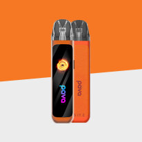 Pava Horiz Pro - Leather Orange &ndash; Refillable Pod Kit