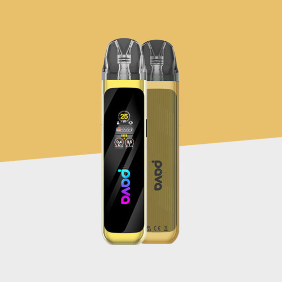 Pava Horiz Pro - Sparkle Gold &ndash; Refillable Pod Kit