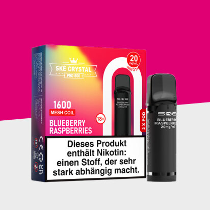 SKE Crystal 800 Pro &ndash; Blueberry Raspberries - Pod...