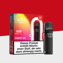 SKE Crystal 800 Pro - Cherry Ice - Pod (2er Pack)