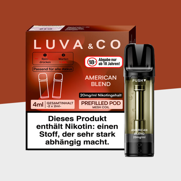 LUVA & CO - American Blend &ndash; Pod (2er Pack)