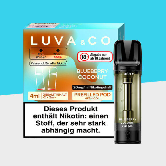 LUVA & CO - Blueberry Coconut &ndash; Pod (2er Pack)