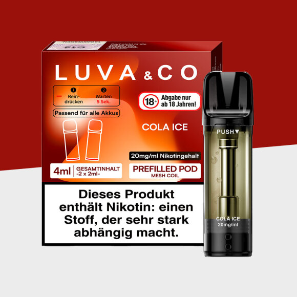 LUVA & CO - Cola Ice &ndash; Pod (2er Pack)