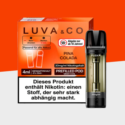 LUVA & CO &ndash; Pina Colada &ndash; Pod (2er Pack)