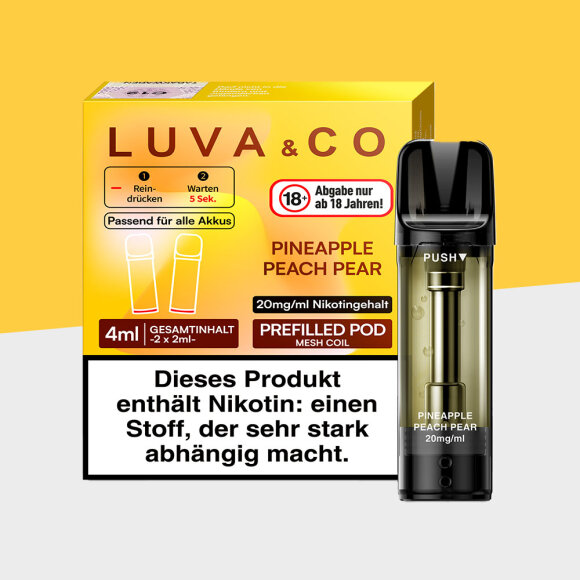 LUVA & CO - Pineapple Peach Pear &ndash; Pod (2er Pack)