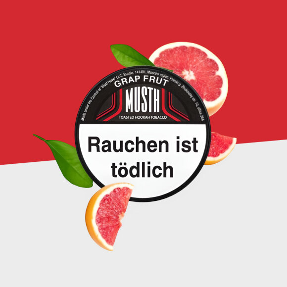 MustH Tabak 200g - GRAP FRUT