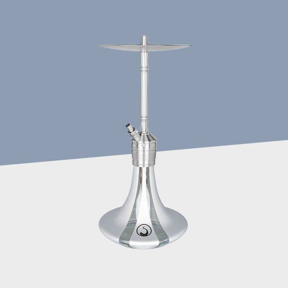 Steamulation - Ultimate Silver Matt Metallic &ndash; Ultimate One Gen. III Shisha