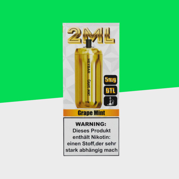 HEYBAR - Grape Mint - E-Hookah Head