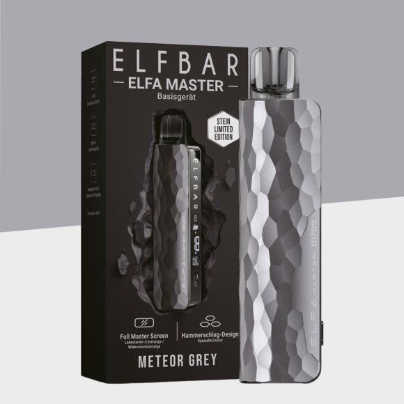 Elfbar ELFA Master - LIMITIERT: Meteor Grey - Basisger&auml;t