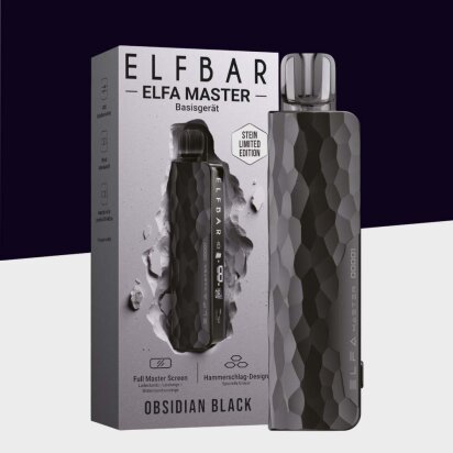 Elfbar ELFA Master - LIMITIERT: Obsidian Black -...