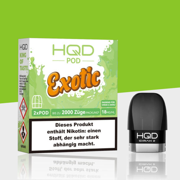 HQD Cirak 2 &ndash; Exotic - Pods (2er Pack)
