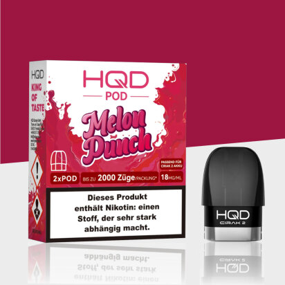 HQD Cirak 2 - Melon Punch &ndash; Pods (2er Pack)