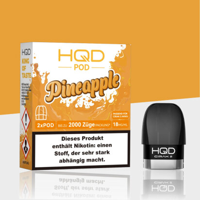HQD Cirak 2 &ndash; Pineapple - Pods (2er Pack)