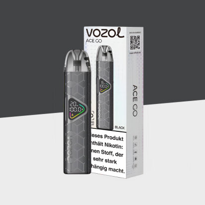 Vozol Ace Go - Black - Refillable Pod Kit
