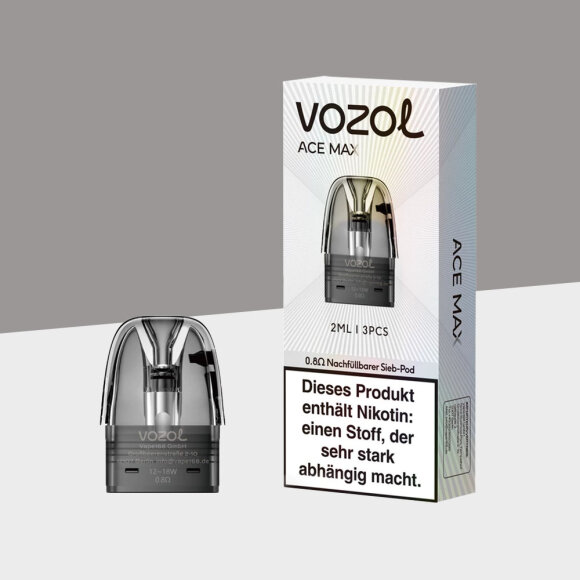 Vozol Ace Max - 0.8 - Mesh Refillable Pods (3er Pack)