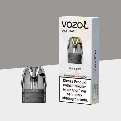 Vozol Ace Max - 0.8 - Mesh Refillable Pods (3er Pack)