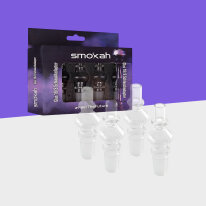 Smokah Glas Schlauchadapter 18/8 Schliff - 4er Pack