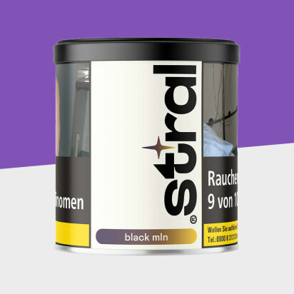 stral Tabak 200g &ndash; Black MLN