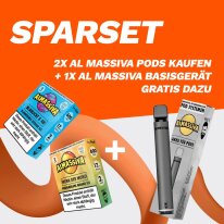 SPARSET: 2x Al Massiva Pods (2er Pack) + Basisger&auml;t