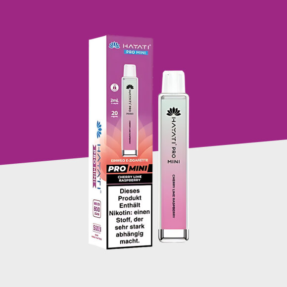 HAYATI Pro Mini 800 - Cherry Lime Raspberry - Einweg Vape