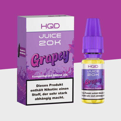 HQD Juice 20k - Grapey - 3mg/ml - E-Liquid