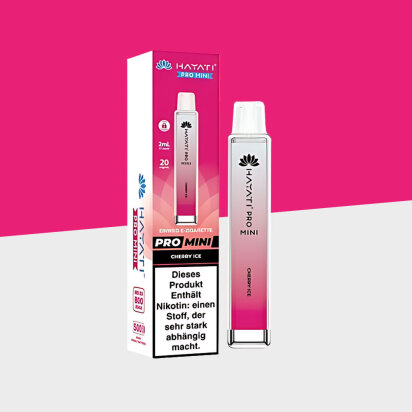 HAYATI Pro Mini 800 - Cherry Ice - Einweg Vape