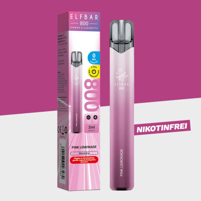 Elfbar 800 - Pink Lemonade Nikotinfrei - Einweg Vape