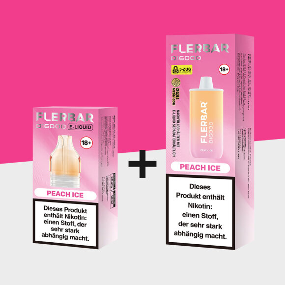 Flerbar D16000 - Peach Ice
