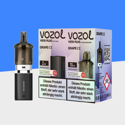 Vozol Vista Plug - Grape Ice &ndash; Pod (10+2)