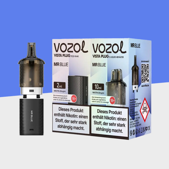 Vozol Vista Plug - Mr. Blue &ndash; Pod (10+2)