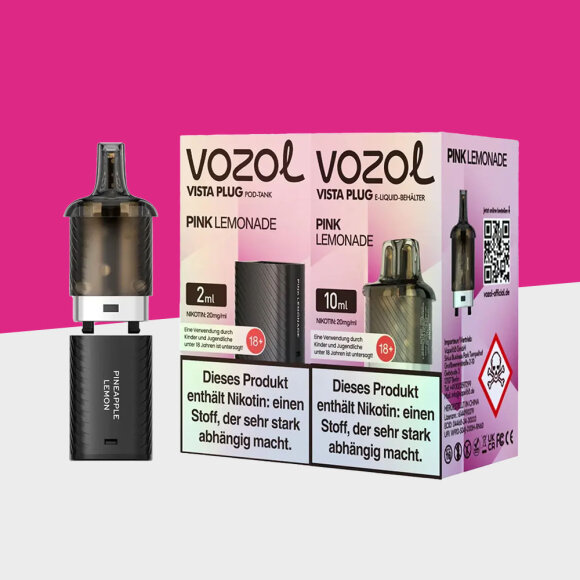 Vozol Vista Plug - Pink Lemonade &ndash; Pod (10+2)
