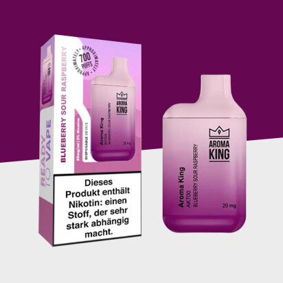 Aroma King AK700 - Blueberry Sour Raspberry - Einweg Vape
