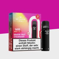 SKE Crystal 800 Pro - Dragon Fruit Strawberry &ndash; Pod (2er Pack)