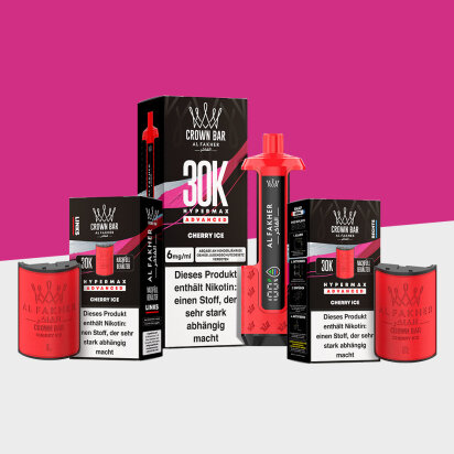 Al Fakher 30K Hypermax - Cherry Ice