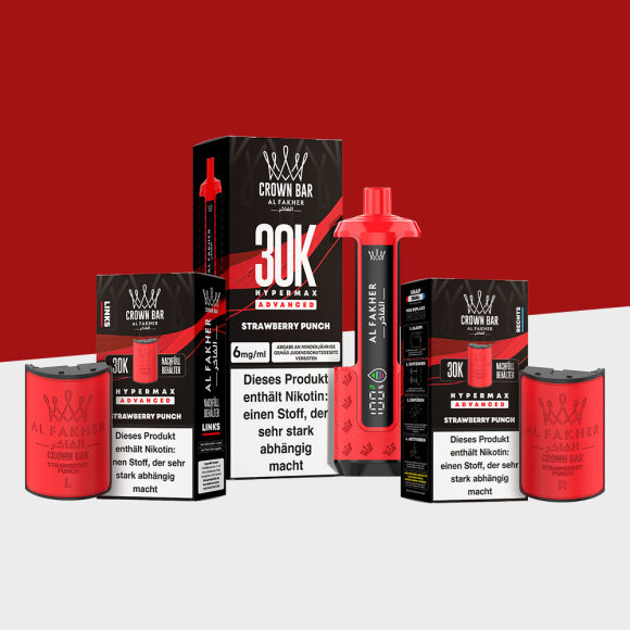 Al Fakher 30K Hypermax - Strawberry Punch