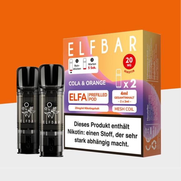 ELFA by Elfbar - Cola & Orange - Pod (2er Pack)