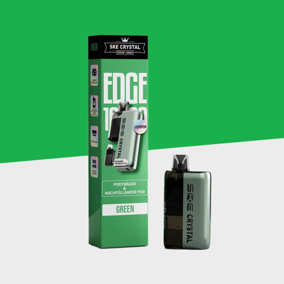 SKE Crystal Edge 10000 - Green - Pod System - Basisger&auml;t