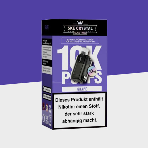 SKE Crystal Edge 10000 &ndash; Grape &ndash; Pod