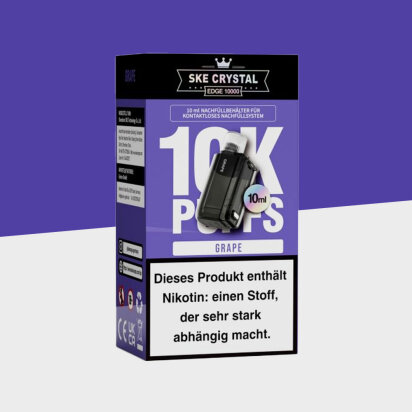 SKE Crystal Edge 10000 &ndash; Grape &ndash; Pod
