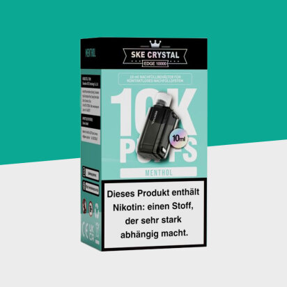 SKE Crystal Edge 10000 &ndash; Menthol &ndash; Pod