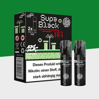 187 Strassenbande - Supa Black &ndash; Pod (2er Pack)