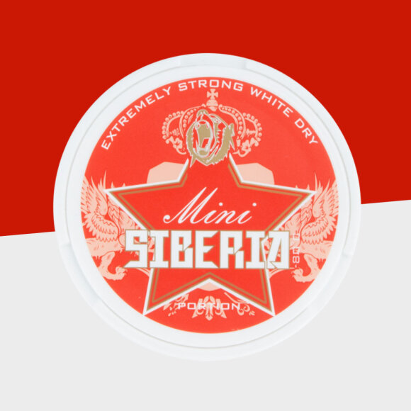 Siberia - Red - Extremely Strong White Dry - Mini - Chewing Bags