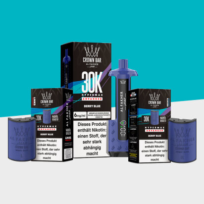 Al Fakher 30K Hypermax - Berry Blue