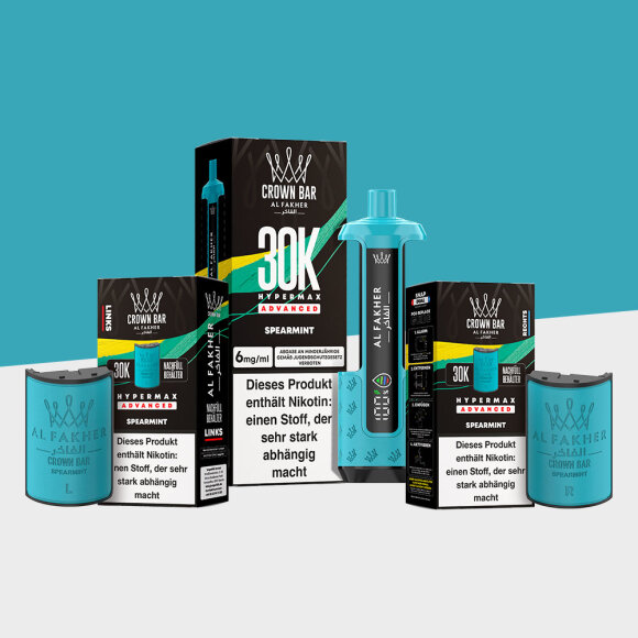 Al Fakher 30K Hypermax - Spearmint