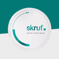 Skruf #2 - 7mg/g &ndash; Ice White Chew Bags