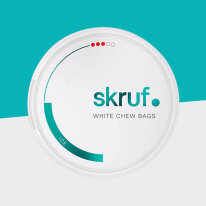 Skruf #3 &ndash; 12mg/g &ndash; Ice White Chew Bags
