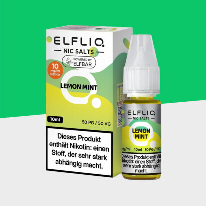 Elfliq by Elfbar - Lemon Mint 10mg/ml - E-Liquid